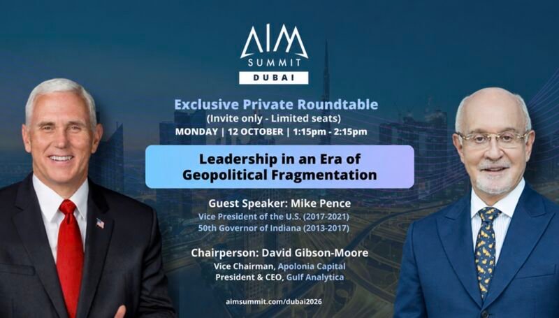 Mike Pence at AIM Summit Dubai: America’s Global Role, China and the Future of Alliances