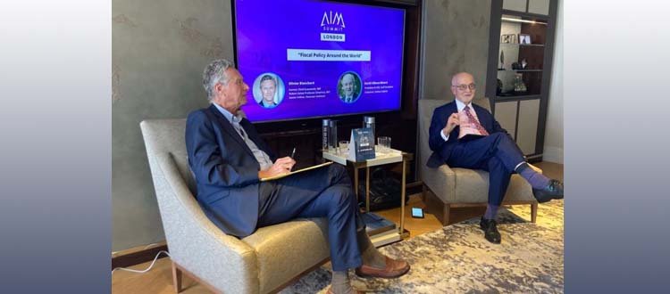 It was the greatest pleasure to chair an invitation-only roundtable discussion with Olivier Blanchard at the AIM Summit this week in London